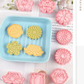 Miniatyrbilde 5 av 8: 8 stk/sett Cookie Cutters Pressbar kjeksform Cookie Stamp DIY