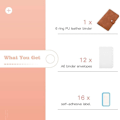 Miniatyrbillede 9 af 9: Notesbog Budgetbinder BRUN Brown