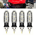 Miniatyrbillede 5 af 10: 1 par motorcykel blinklys Motorcykel blinklys Transparent Shell