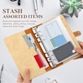 Miniatyrbillede 5 af 9: Notesbog Budgetbinder BRUN Brown
