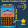 Miniatyrbild 2 av 6: Felt Countdown Ramadan Calendar Ramadan Countdown Calendar BLÅ blue