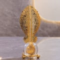 Miniatyrbillede 1 af 10: Bladkrystalkugledekorationer Krystalkuglehåndværk 4 4 4