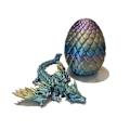 Miniatyrbild 8 av 10: 3D printed drakeägg Drake med vingar STYLE 3 STYLE 3 Style 3
