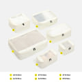 Miniatyrbilde 1 av 10: 4/6STK Reiseoppbevaringspose Bagasjeoppbevaring HVIT 6STK/SETT White 6PCS/Set-6PCS/Set