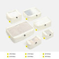 Pikkukuva 1 / 10: 4/6 KPL Matkalaukku Organizer VALKOINEN 6 KPL/ SET White 6PCS/Set-6PCS/Set