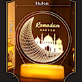 Miniatyrbillede 5 af 10: Eid Mubarak Natlys Ramadan Lanterne