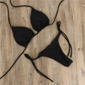 Miniatyrbillede 1 af 10: Badetøj Bikini Sæt SORT Black