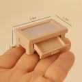 Pikkukuva 1 / 10: Nukkekodin miniatyyri sohva, teepöytä 2 2 2