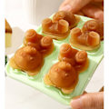 Miniatyrbilde 4 av 10: Ice Cube Mold Ice Making Box LYS GRØNN FIRE RIST FIRE RIST light green four grids-four grids