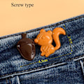 Miniatyrbillede 1 af 10: Jeansknapper No-Sying Metalknap KHAKI EGERN EGERN khaki squirrel-squirrel