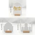 Pikkukuva 1 / 7: 3 kpl/setti Ramadan pöytäkoriste pöytäkoriste Eid Mubarak