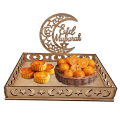 Miniatyrbilde 7 av 8: Eid Mubarak Måne- og Stjernebrett Ramadan Kareem Matbeholder 5 5