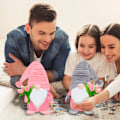 Pikkukuva 3 / 9: Kasvoton kääpiönukke pitelee Tulip Gnome PINK Pink