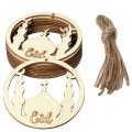 Miniatyrbilde 4 av 10: 20 stk Ramadan Eid Mubarak Trepynt Dekorasjoner C-20PCS C-20PCS