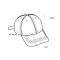 Miniatyrbilde 2 av 10: Brevbrodert baseballcap Broken Duck Tongue Hat KHAKI khaki