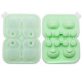 Miniatyrbild 1 av 10: Ice Cube Form Ice Making Box LJUSGRÖN FYRA RÄTT FYRA RASTER light green four grids-four grids