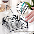 Miniatyrbillede 7 af 10: Servietholder Smedejern Træ Tissue Box SØLV STIL 1 STIL silver style 1-style 1