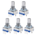 Miniatyrbillede 1 af 6: Drejekodeomskifter 360 grader 5 STK 5 STK 5pcs
