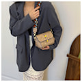 Miniatyrbillede 4 af 10: Crossbody Taske Lille Firkantet Taske SORT black