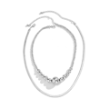 Pikkukuva 1 / 8: Metal Snake Bone ketju kaulakoru pyöreä helmi ketju kaulakoruja Silver