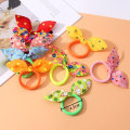 Miniatyrbillede 2 af 10: 1/10 STK Elastiske hårbånd Bunny Ears Hårreb 10 STK-FARVE 10Pcs-Color Random