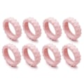Miniatyrbilde 1 av 10: 8 STK/sett Reise Bagasje Caster Sko Koffert Hjul Beskyttelse Pink 8Pcs-8Pcs