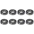 Miniatyrbillede 9 af 10: 8 stk. Deep Groove Kuglelejer Dobbeltforseglede lejer 6000-2RS 6000-2RS 10x26x8mm