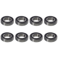Miniatyrbillede 9 af 10: 8 stk. Deep Groove Kuglelejer Dobbeltforseglede lejer 606-2RS 606-2RS 6x17x6mm