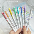 Miniatyrbild 5 av 10: 5 färger/kartong Highlighter Pen Set Fluorescent Pen G(15PCS) G(15pcs)