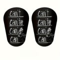 Miniatyrbillede 6 af 10: 1 Par Mini Skinnebeskyttere Fodbold Skinnebeskyttere XSBLACK BLACK XSBlack
