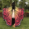 Miniatyrbillede 9 af 10: Butterfly Cape Butterfly Wings sjal 09 09 09