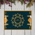 2 st 32x42cm Eid Mubarak Bordstablett