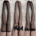 Miniatyrbilde 9 av 10: Overknee Lange Sokker Dame Sokker #3-SORT #3-Black