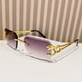 Pikkukuva 3 / 10: Cut Edge Aurinkolasit Cheetah Design Aurinkolasit Läpinäkyvä Transparent