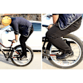 Miniatyrbillede 6 af 8: Cykelpedaler Aksel Fodstøttepinde SORT black