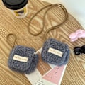 Miniatyrbillede 4 af 10: Trådløs øretelefontaske Nøglemønttaske KAFFE&SORT COFFEE&BLACK