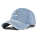 Miniatyrbild 8 av 10: NYC Broderi Baseball Kepsar Distressed Faded Hats MARINE navy
