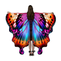 Pikkukuva 1 / 10: Butterfly Shawl Cape Faire Butterfly Wings A A A