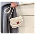 Miniatyrbild 6 av 10: Vävd väska Single Shoulder Crossbody-väska KHAKI khaki