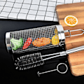 Miniatyrbillede 7 af 10: Rullende grillkurve Nesting Grillkurve 8,5X8,5X24CM 8.5x8.5x24CM
