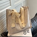Miniatyrbillede 2 af 10: Lærredsstoftasker Bæretaske KHAKI L Khaki L