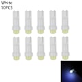 Pikkukuva 1 / 10: T5 Led Valot Kojelaudan valo VALKOINEN 10 KPL 10 KPL White 10Pcs-10Pcs