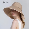 Pikkukuva 8 / 10: Beach Visor Ponytail Cap Kesä aurinkohattu naisille BEIGE beige