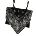 Miniatyrbillede 1 af 10: Camisole Trekant tørklæde SORT Black