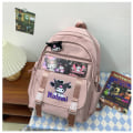 Miniatyrbild 7 av 10: San rio Kuromi Ryggsäck Girl Fashion Largecapacity Skolväskor Beige