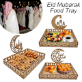 Miniatyrbilde 8 av 8: Eid Mubarak Måne- og Stjernebrett Ramadan Kareem Matbeholder 6 6