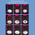 Miniatyrbilde 9 av 10: LED-projektor Tegnebord Malebrett ROSA Pink