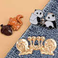 Miniatyrbillede 8 af 10: Jeansknapper No-Sying Metalknap SORT SNEGLE SNEGLE black snails-snails