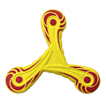 Pikkukuva 1 / 10: Kolmilehtinen Boomerang Dart Flying Boomerang KELTAINEN Yellow