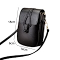 Miniatyrbild 2 av 10: Small Buckle Wallet Messenger Phone Wallet 2 2